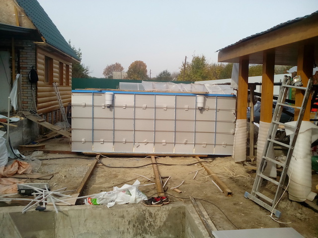 Бассейн из полипропилена